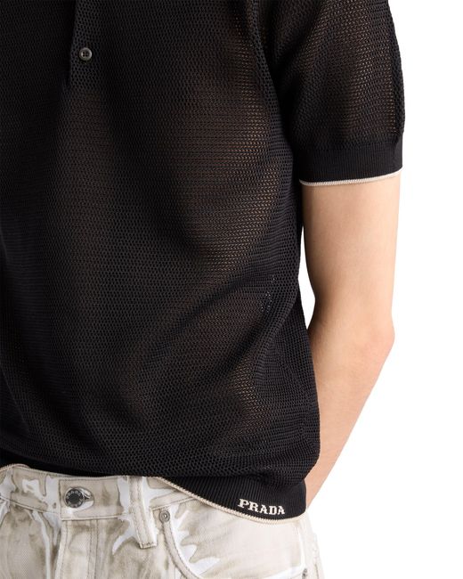 Polo di Prada in Black da Uomo