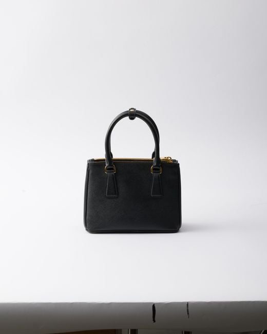 Prada Black Galleria Mini Saffiano Leather Bag