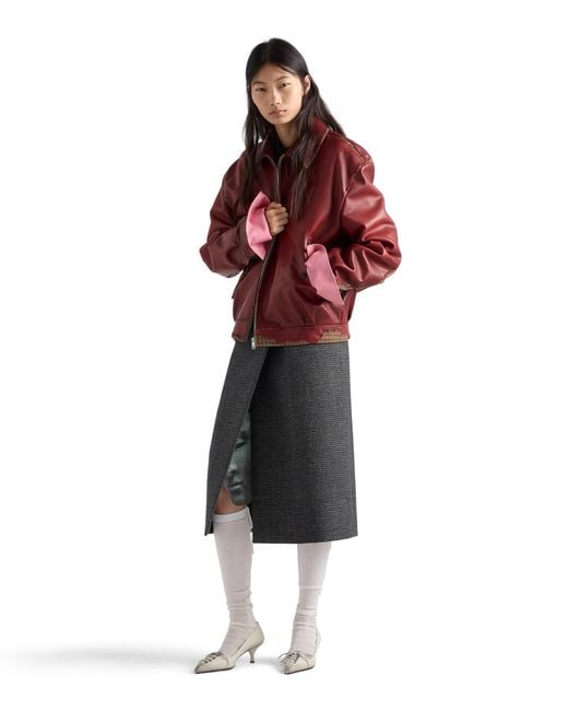 Giubbotto di Prada in Red
