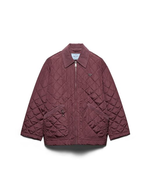 Prada Purple Re-Nylon Blouson Jacket