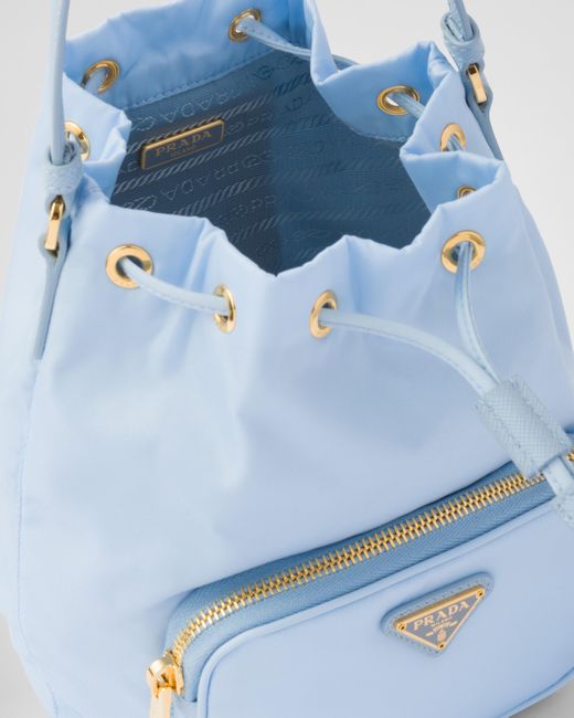 Prada Blue Duet Re-Nylon Bucket Bag