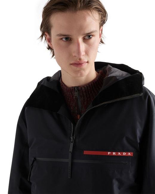 Prada Blue Extreme-Tex Blouson Jacket for men