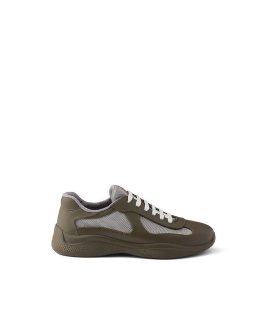 Prada Multicolor America's Cup Soft Rubber And Bike Fabric Sneakers for men