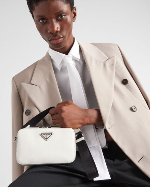 Prada Multicolor Brique Saffiano Leather Bag for men