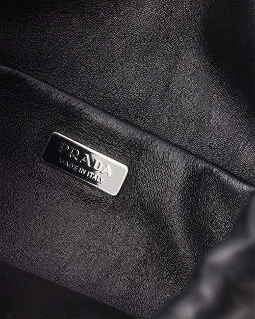 Prada Black Wish Nappa Leather Pouch