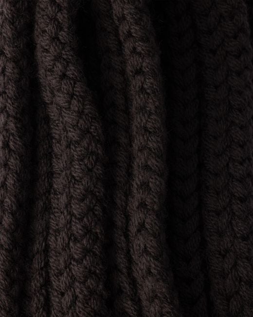 Prada White Wool Scarf, Dark