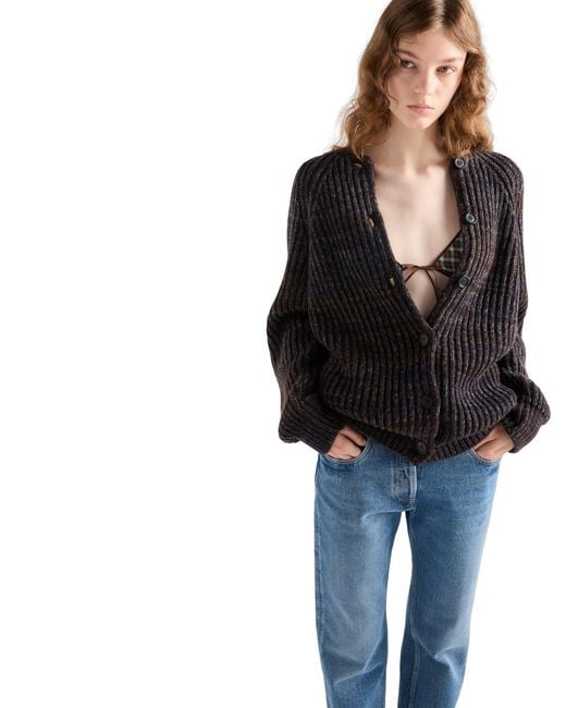 Prada Blue Straight-Leg Denim Jeans