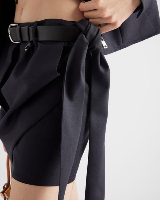 Minigonna di Prada in Black