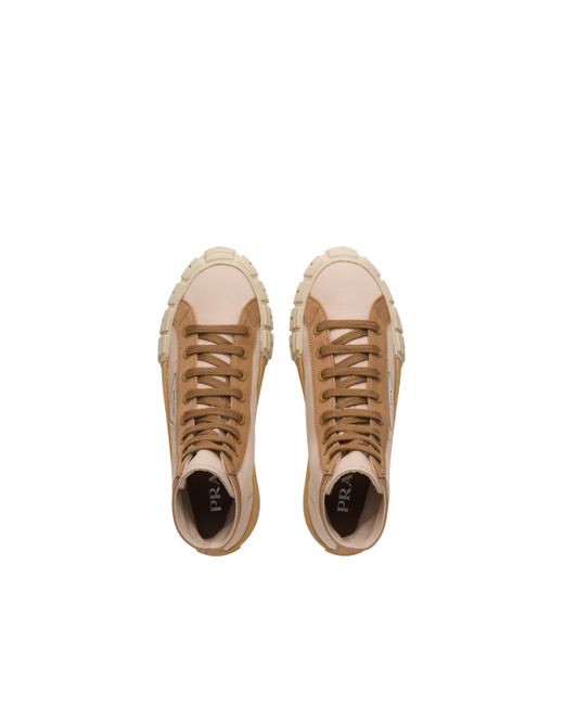 prada gabardine fabric sneakers