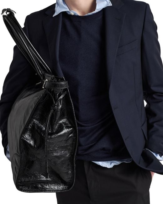 Borsa Shopping Bonnie di Prada in Black da Uomo