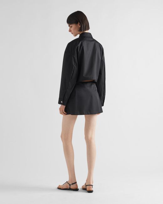 Prada Black Re-nylon Miniskirt