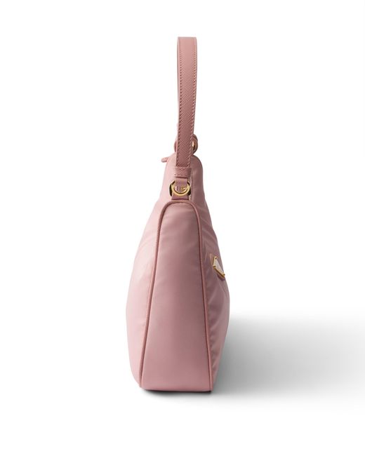 Prada Pink Re-Edition 2005 Re-Nylon And Saffiano Mini Bag