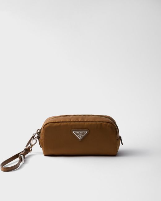 Prada Brown Mini Re-Nylon Pouch