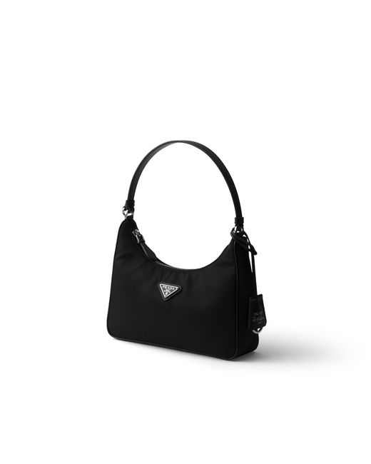 Prada Black Re-Edition 2005 Re-Nylon And Saffiano Mini Bag