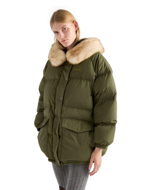 Prada Green Re-Nylon Down Jacket