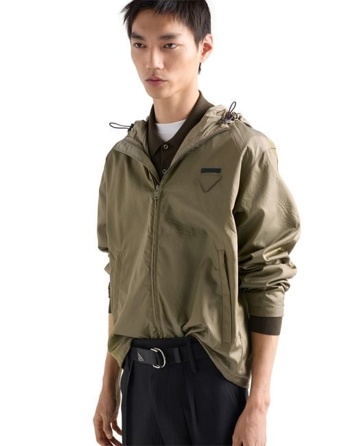 Prada Green Re-Nylon Jacket for men