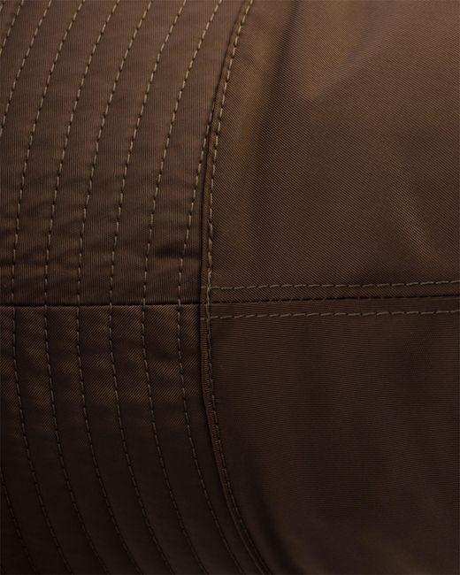 Prada Brown Re-Nylon Bucket Hat, Burnt