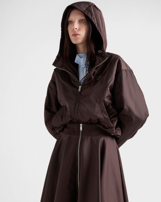 Prada Brown Re-Nylon Blouson Jacket