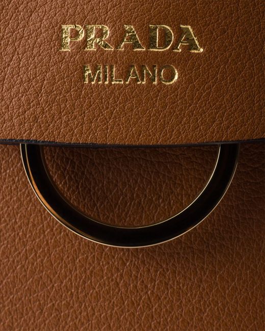 Borsa Shopping Large di Prada in Brown