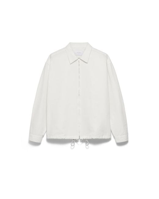 Prada White Cotton Shirt for men