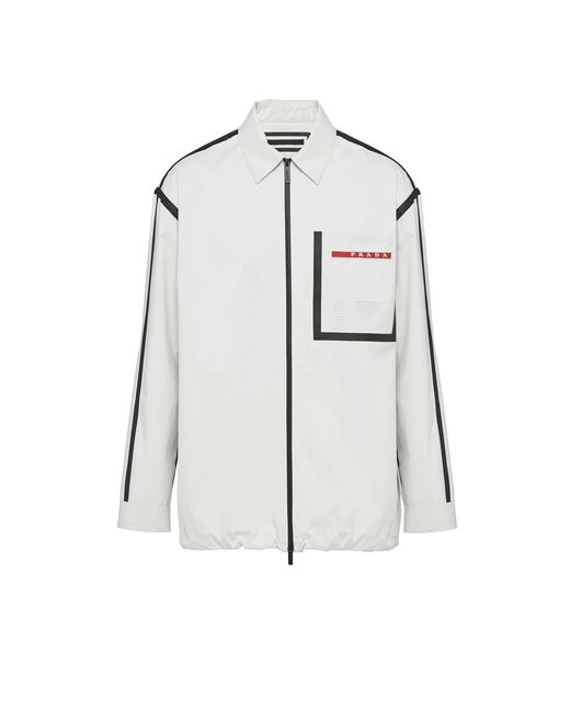 Prada White Extreme Tex Light Shirt for men