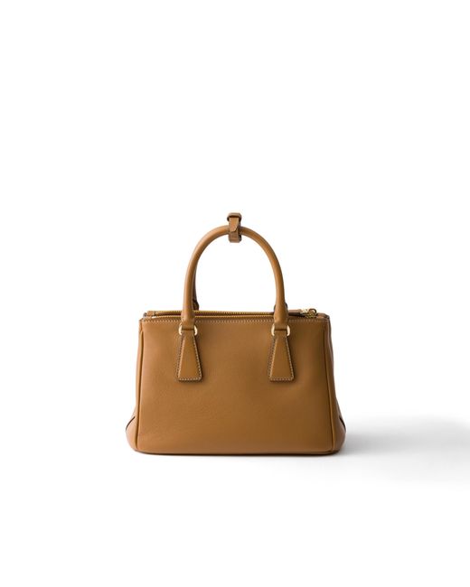 Borsa Galleria Small di Prada in Metallic