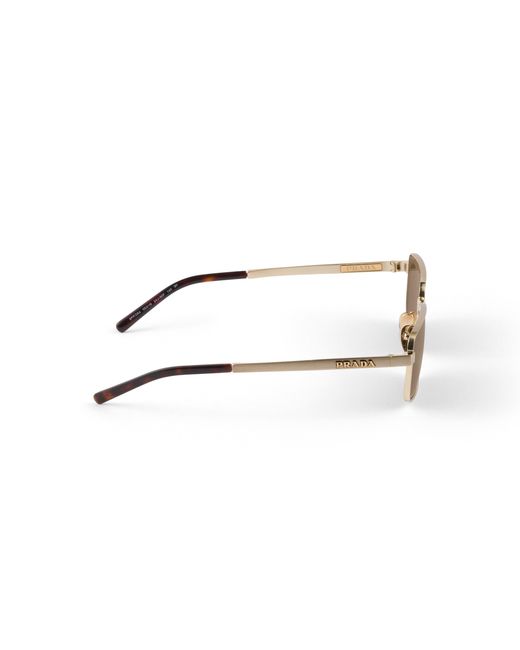 Prada White Sunglasses With Logo for men