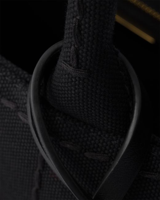 Prada Black Jardinière Cotton Canvas Mini-Bag