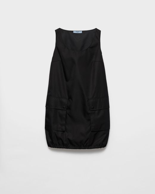 Prada Black Sleeveless Re-Nylon Dress