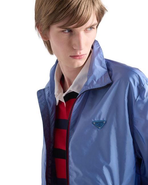 Prada Blue Re-Nylon Jacket, Light for men