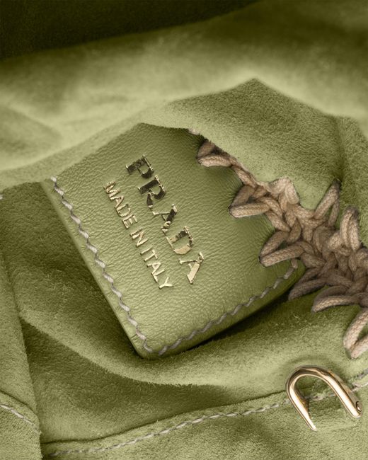 Prada Green Suede Smartphone Case
