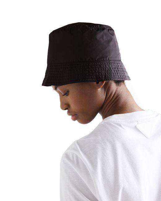 Prada Black Foldable Re-Nylon Bucket Hat