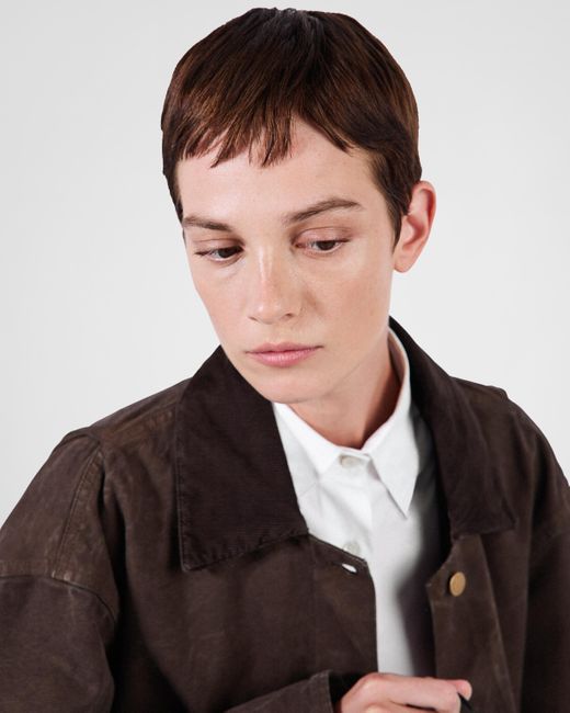 Prada Brown Canvas Jacket