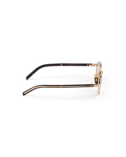 Prada Pink Sunglasses With The Iconic Metal Plaque