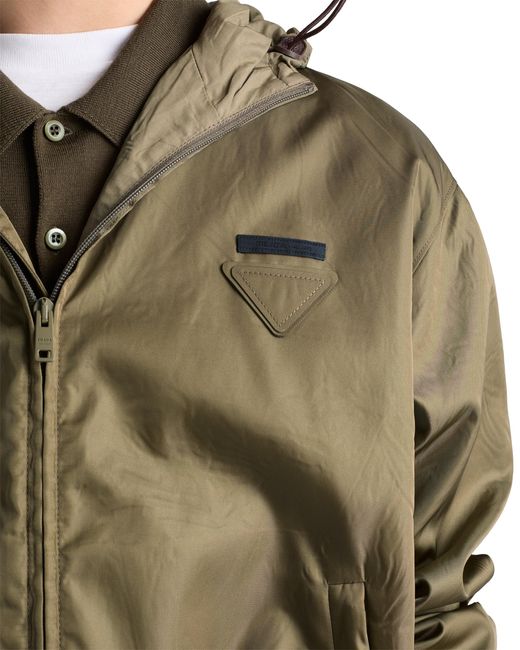 Prada Green Re-Nylon Jacket for men