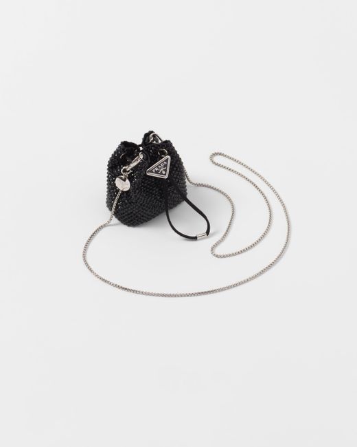Mini prada pouch cheap
