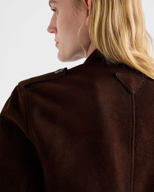 Prada Brown Suede Jacket
