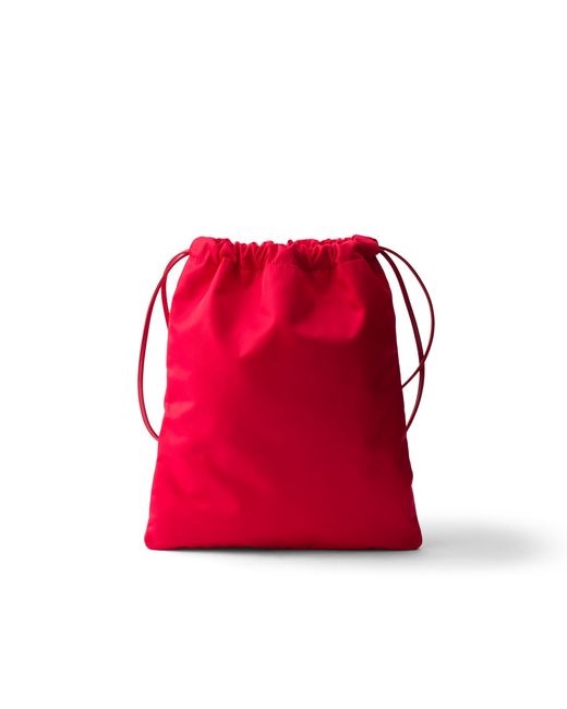 Prada Red Wish Re-Nylon Pouch