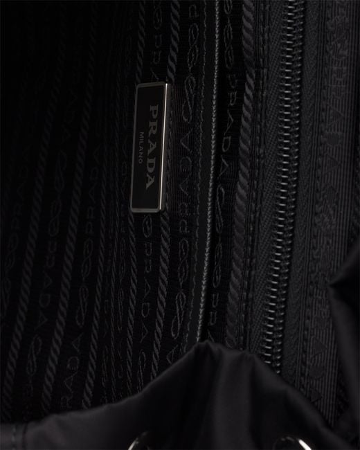 Prada Black Re-Nylon Backpack for men
