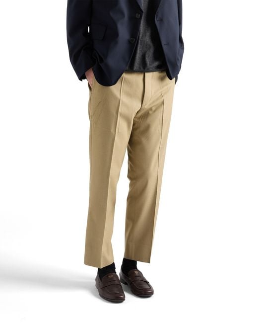 Prada Natural Silk Pants for men