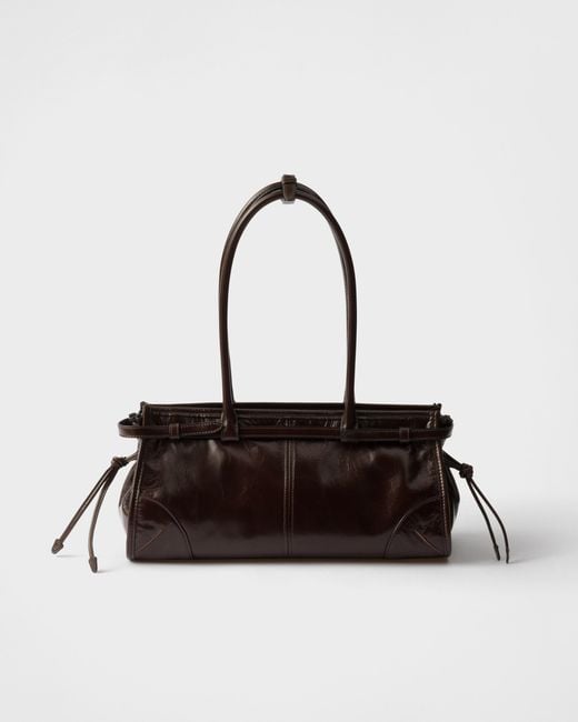 Prada Black Bonnie Medium Leather Handbag
