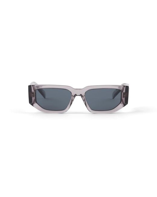 Prada Blue Sunglasses With Triangle Logo for men