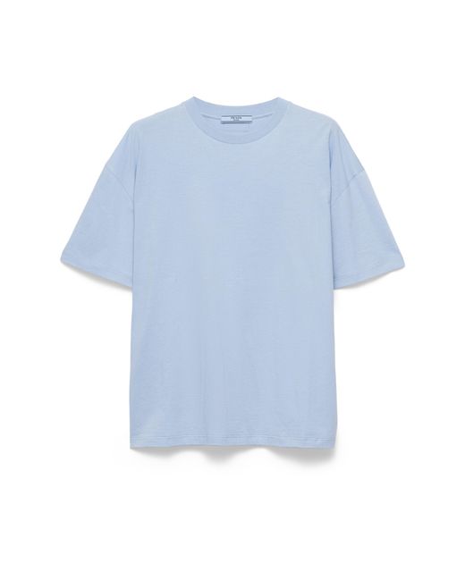 Prada Blue Oversized Jersey T-Shirt