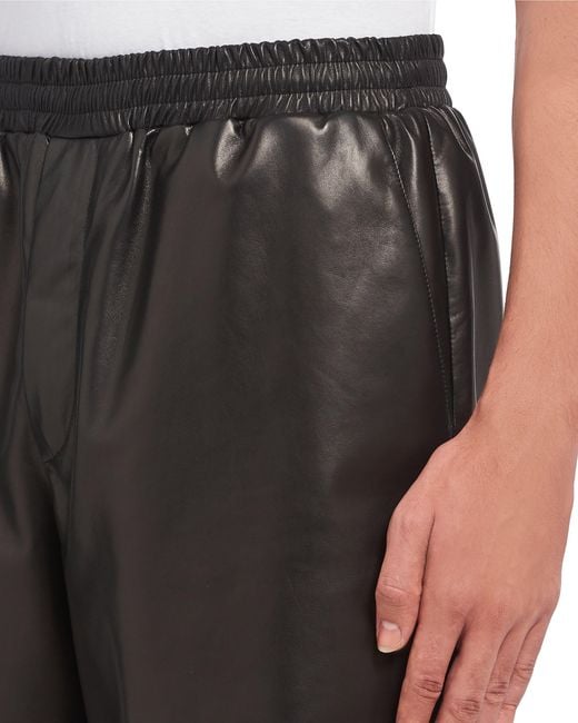 Bermudas De Napa, Hombre, Talla Prada de hombre de color Black
