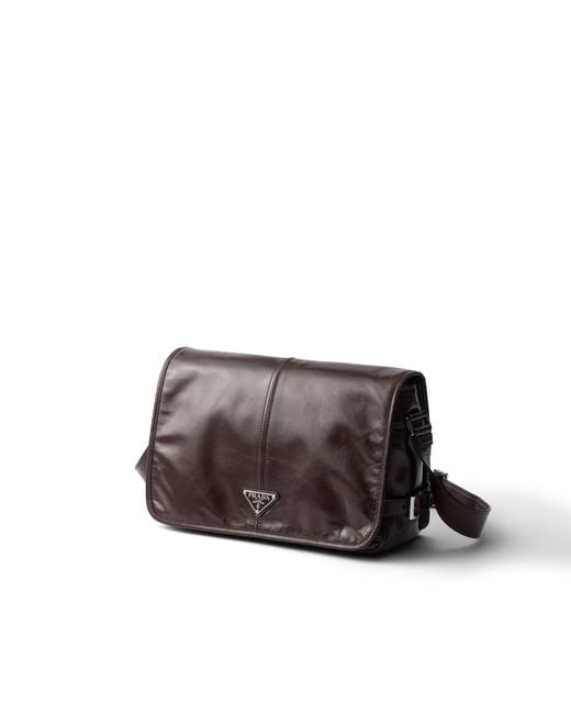 Borsa A Tracolla di Prada in White da Uomo
