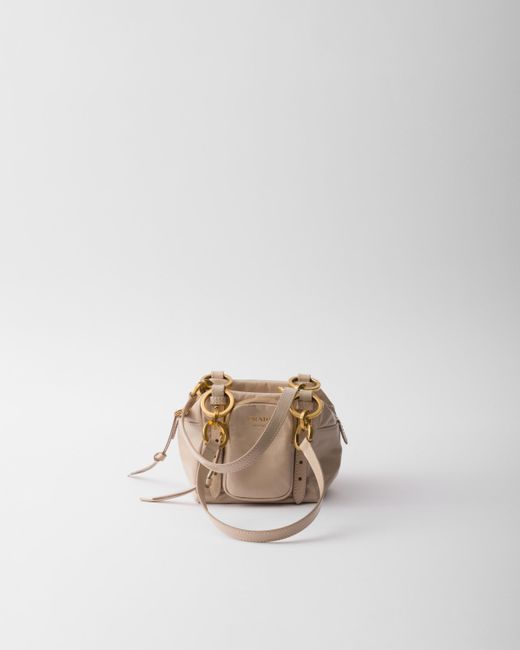 Bauletto Dangle Mini di Prada in Natural