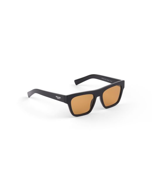 Prada Natural Sunglasses With Logo for men