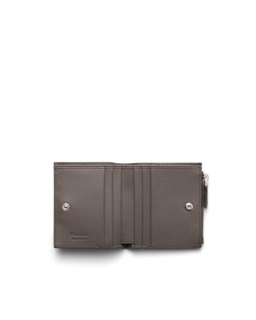 Prada Multicolor Small Saffiano Leather Wallet for men