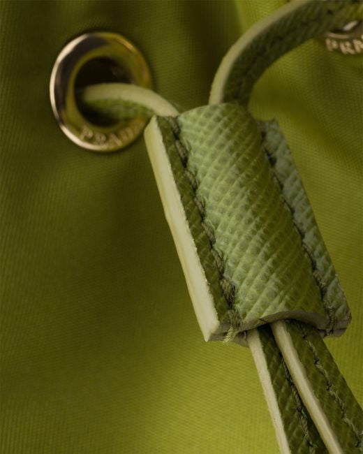 Prada Green Re-Nylon Pouch, Ivy