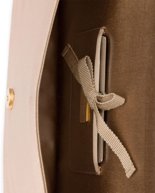 Prada White Satin Mini Shoulder Bag